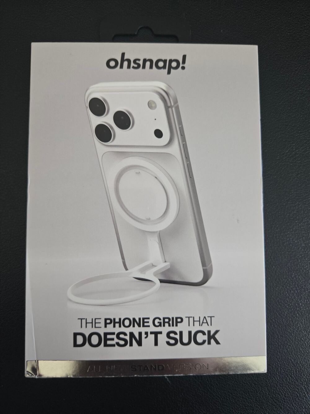 Ohsnap Grip 5 Magnetic Phone Grip Stand Magsafe - White